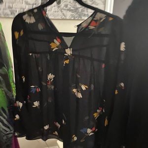 Joie silk floral shirt